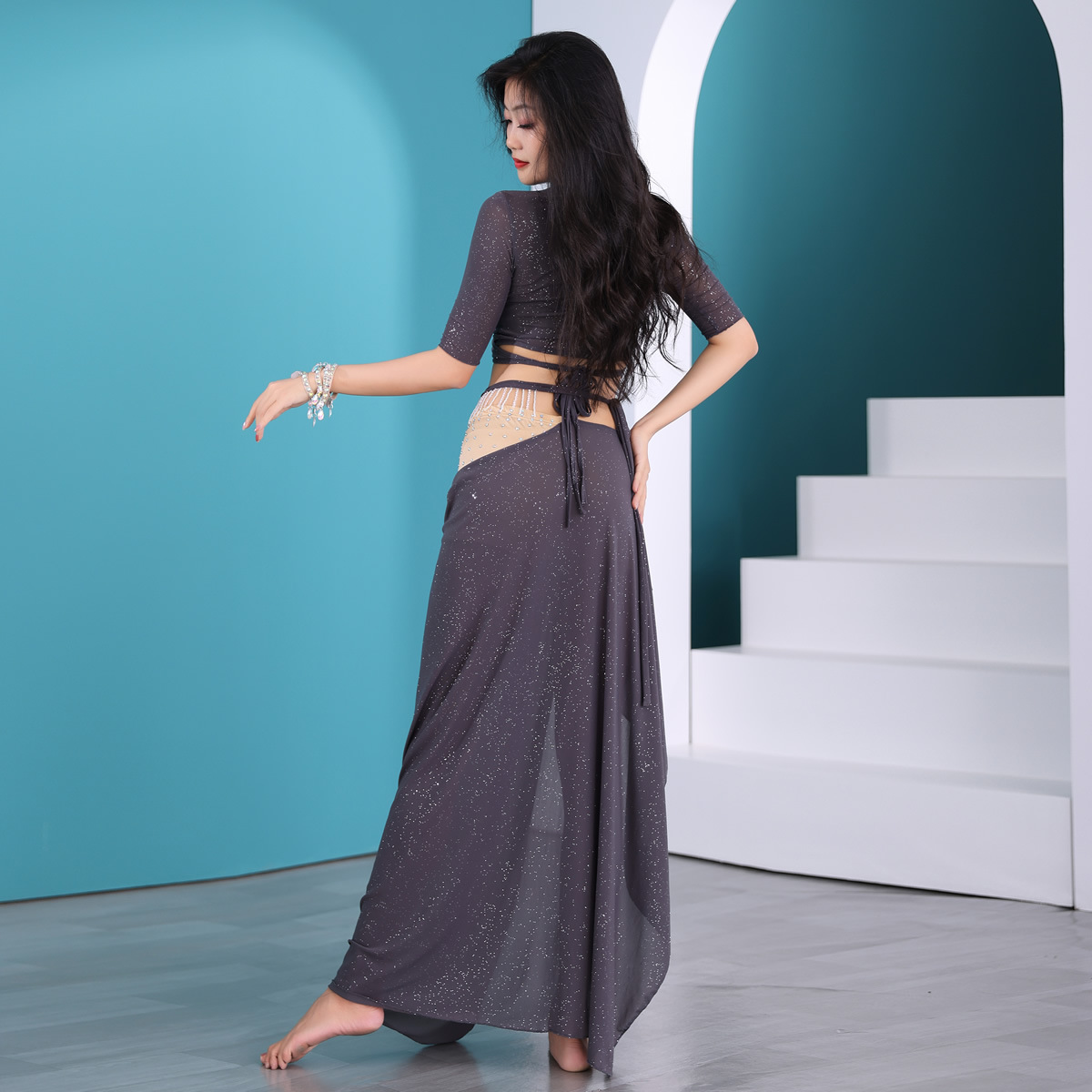 belly dance casual style oriental dance long skirt costumes S M L 2723112